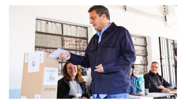 Sergio Massa: «La mejor herramienta es el voto»