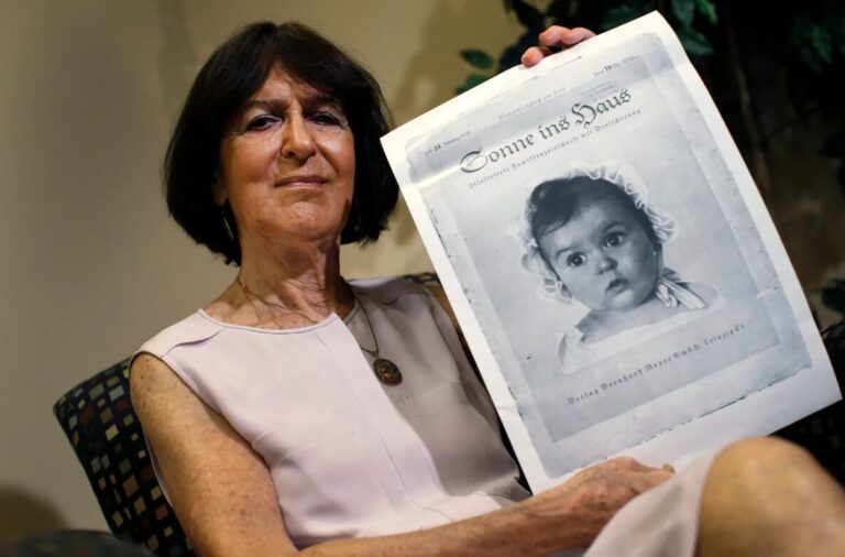 Tenía 91 años. Murió la bebé judía que Joseph Goebbels, ministro de propaganda nazi, mostró como aria ideal