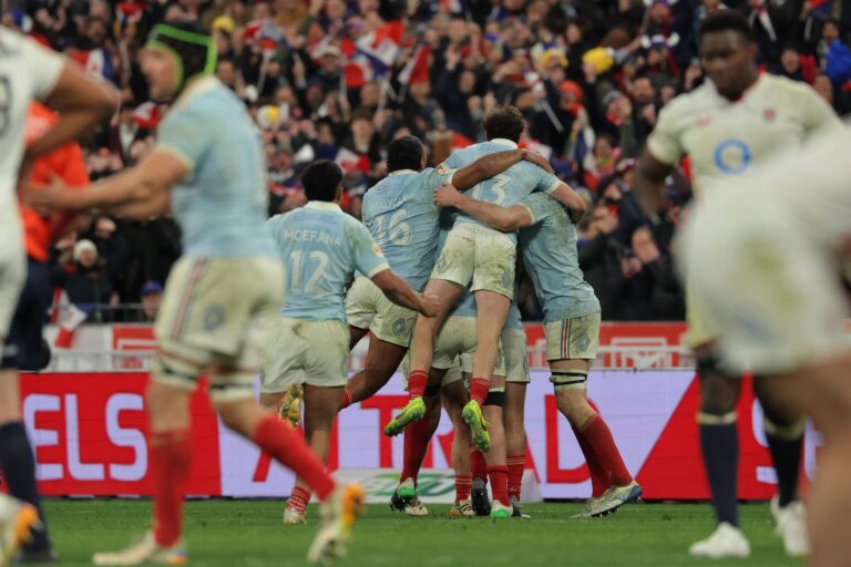 Francia, campeón del Seis Naciones por un penal de último segundo contra Inglaterra