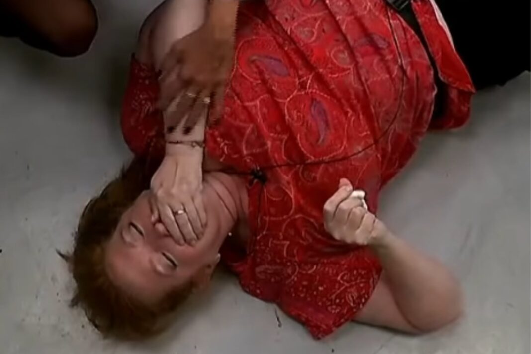 Andrea del Boca en la casa de Gran Hermano Generación Dorada