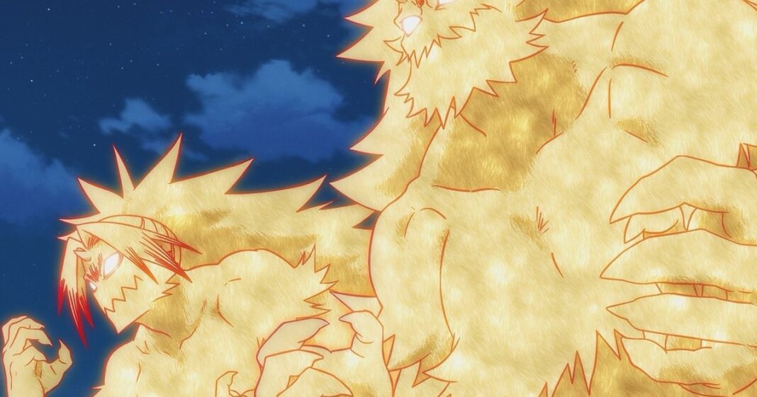 Póster promocional del capítulo 4 de Daemons of the Shadow Realm con los personajes Yuru y sus Tsugai