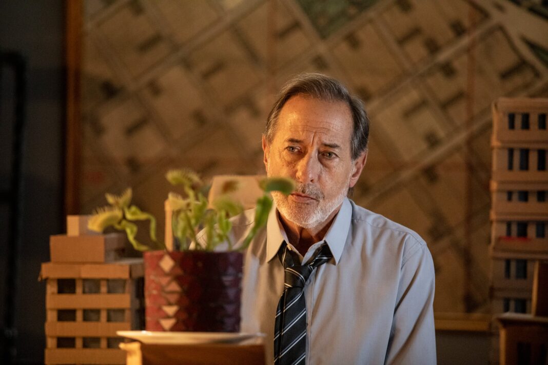 Guillermo Francella y Gabriel Goity en una escena de la serie El Encargado