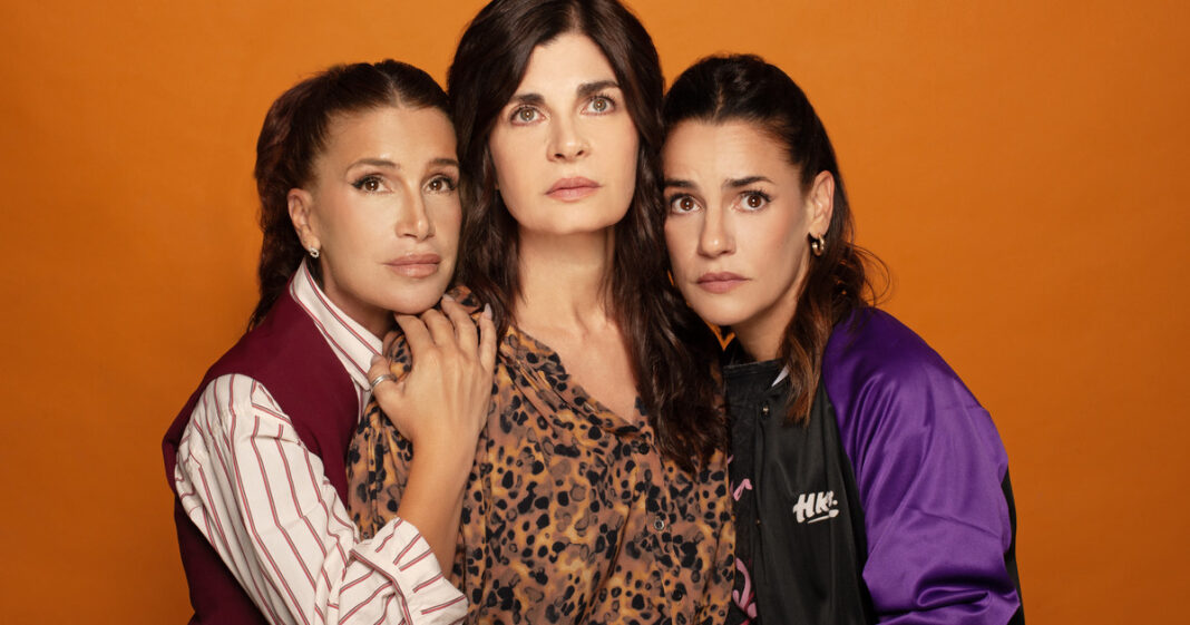 Florencia Peña, actriz argentina, en el escenario o promocional para la obra 'Las Hijas'.