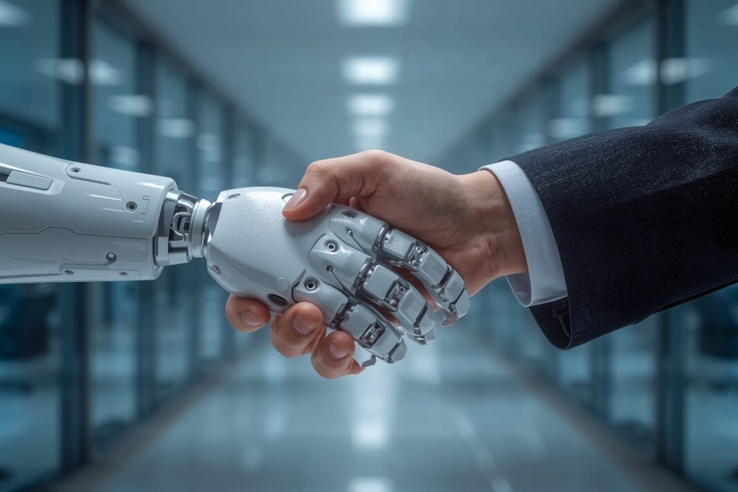 Gráfico conceptual de inteligencia artificial generativa aplicada al mercado laboral argentino