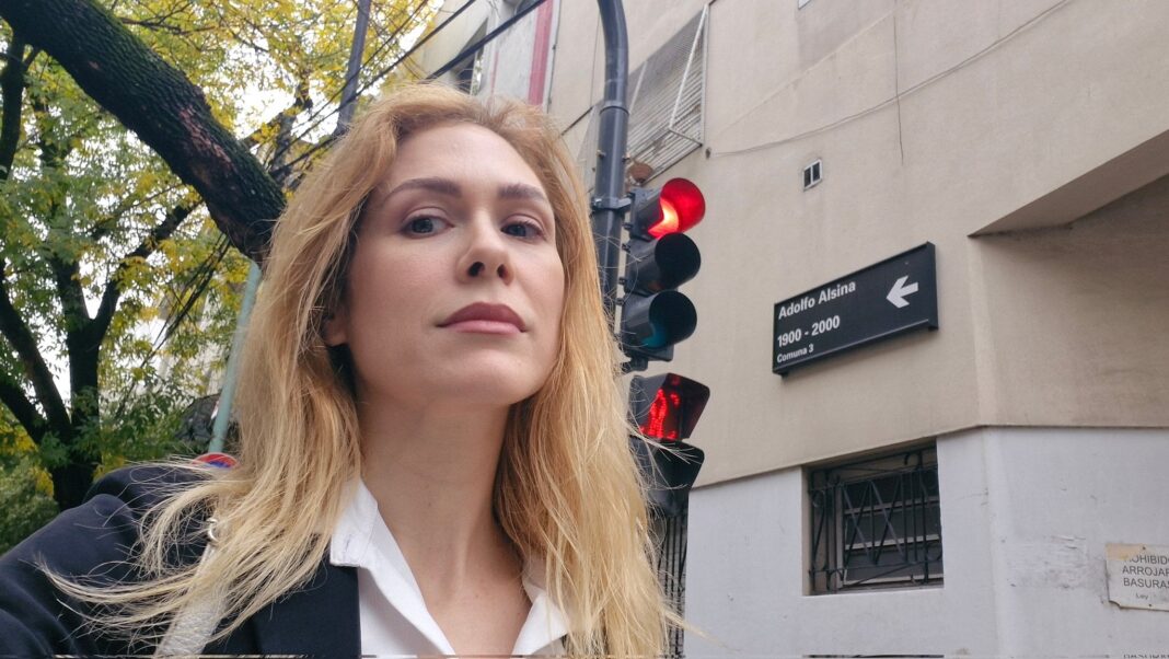 La diputada Lilia Lemoine durante una sesión en el Congreso de la Nación.