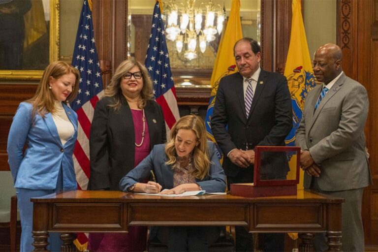 Gobernadora Mikie Sherrill firma ley de enfermeras en Nueva Jersey