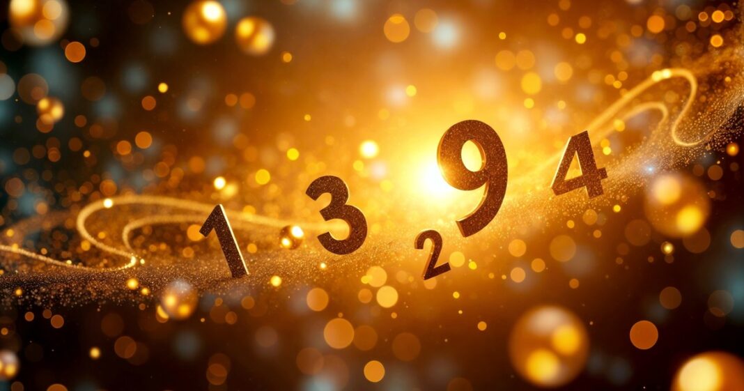 Letras del alfabeto con números y símbolos numerológicos