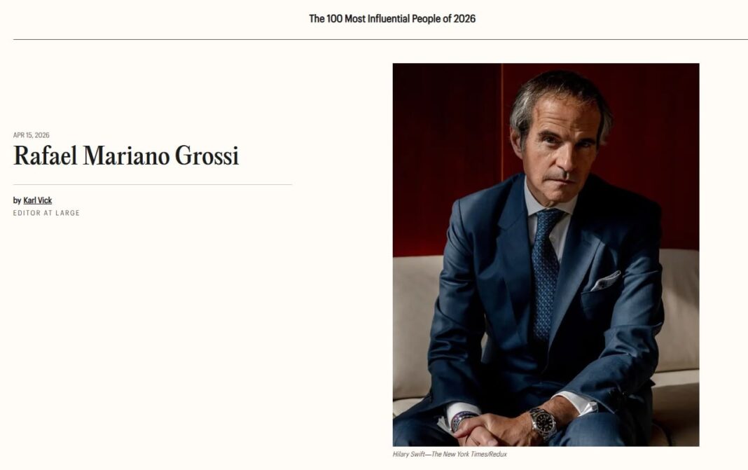 Retrato oficial de Rafael Grossi, director general del Organismo Internacional de Energía Atómica (OIEA).