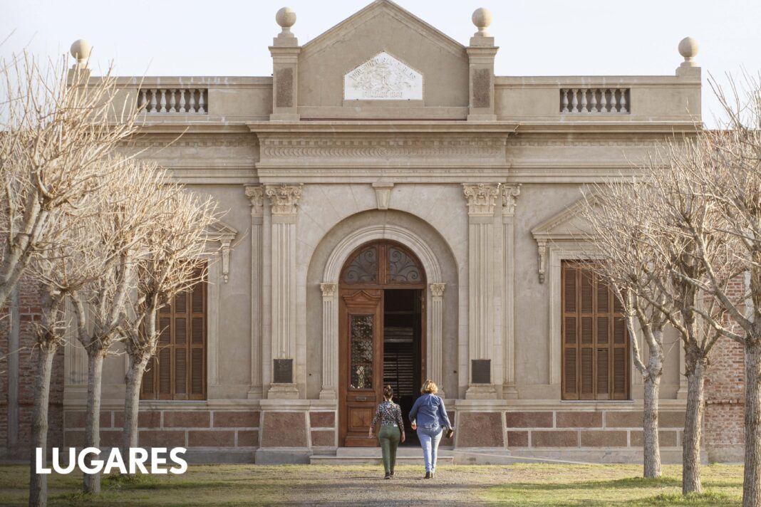 Vista aérea de los tres San Carlos y sus campos en la provincia de Santa Fe, Argentina