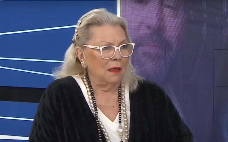 Elisa Carrió en declaraciones críticas hacia Javier Milei