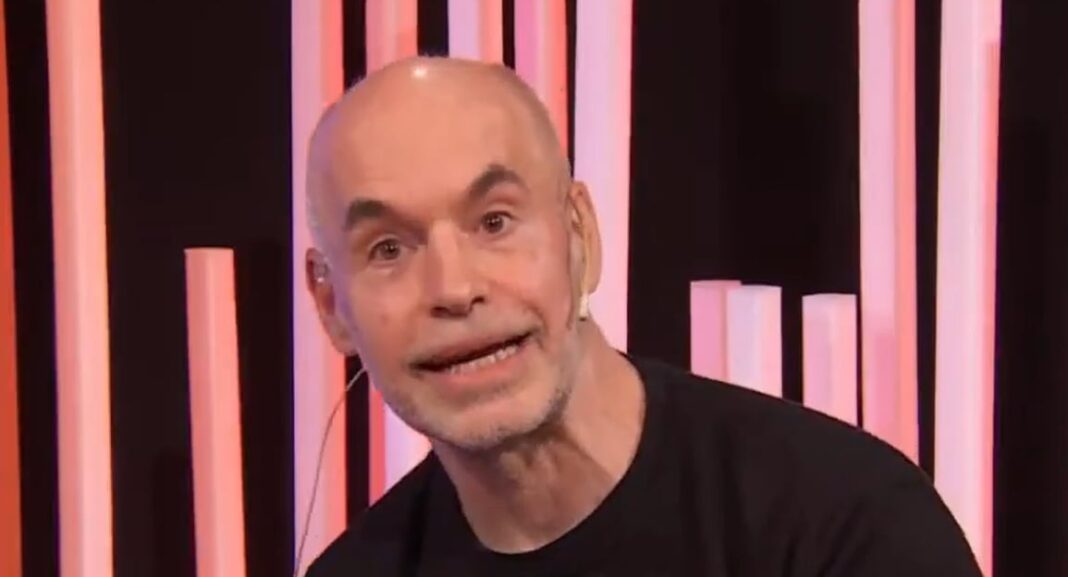 Horacio Rodríguez Larreta en entrevista televisiva