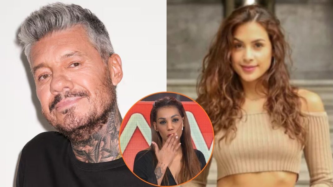 Marcelo Tinelli y Milett Figueroa en un evento público