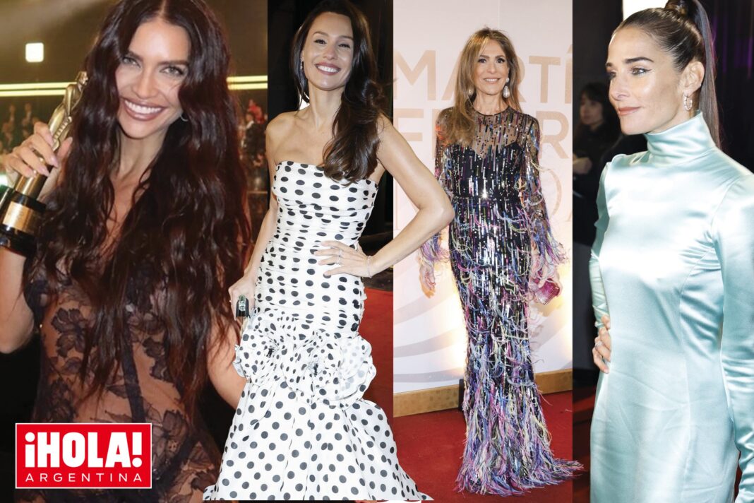Entrega de premios Martín Fierro de la Moda 2024 con conductores y homenajeados
